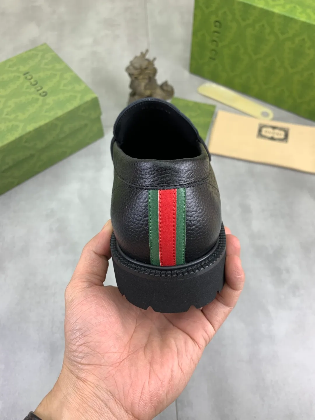 Men's shoes P580💰【New style】🆘Water dyed cowhide lining (GUCCI) Gucci business leather shoes, made of original imported Italian 🇮🇹 open-edge beaded calfskin, fully water-dyed cowhide lining, carefully handmade by professional shoemakers, the original version is specially designed for wear-resistant and lightweight foam outsole. Standard code: 38-45 5️⃣color🉑️select